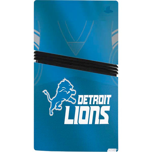 NFL Detroit Lions Team Jersey PS5 Pro Console Skin